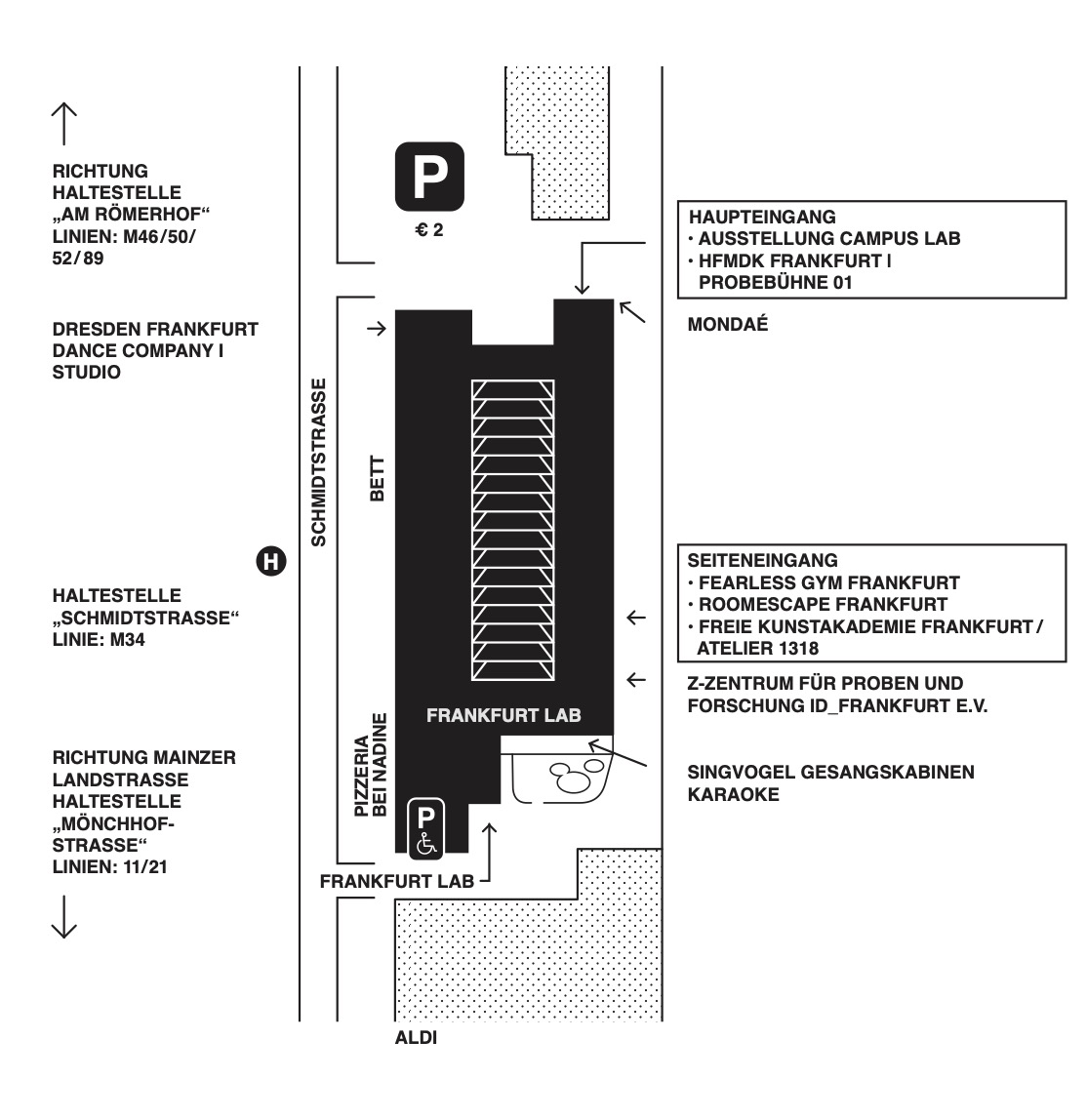 Geländeplan Schmidtstrasse 12